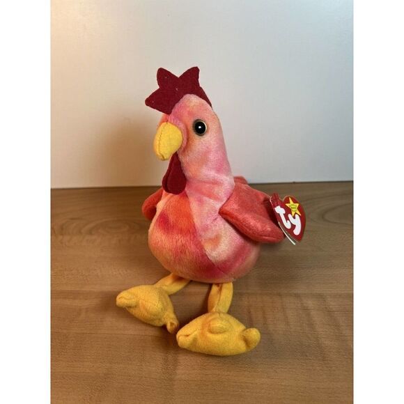 TY 1996 Beanie Baby - STRUT the Rooster, Vintage - Picture 5 of 11